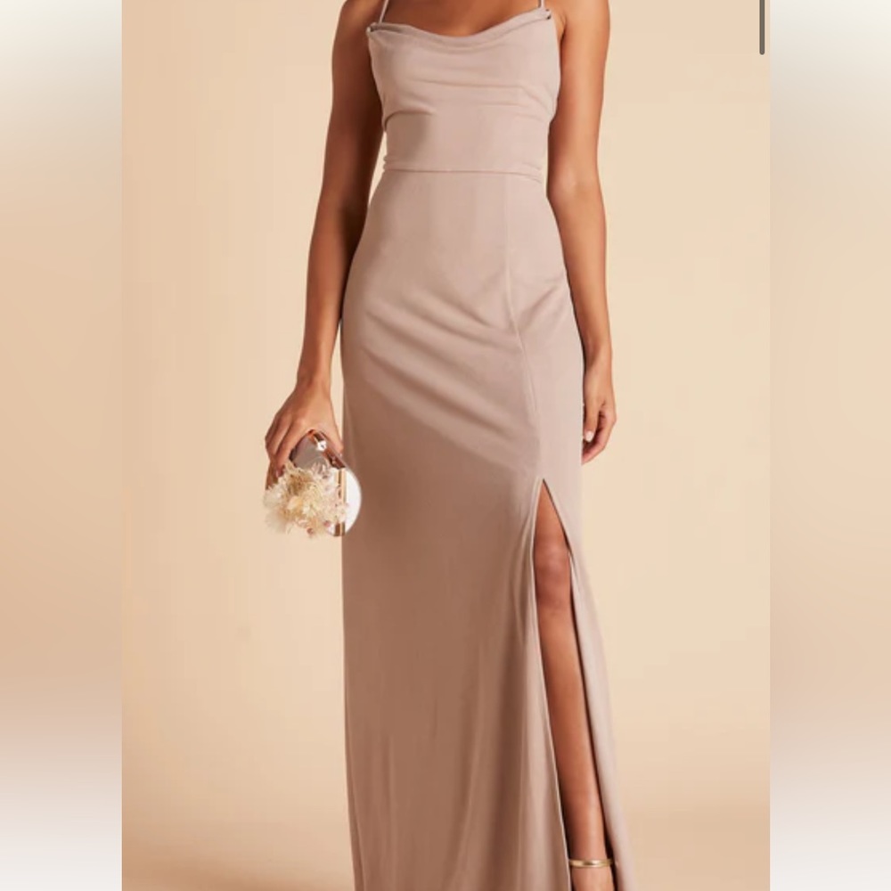 Taupe Brody Grey Bridesmaid Dress